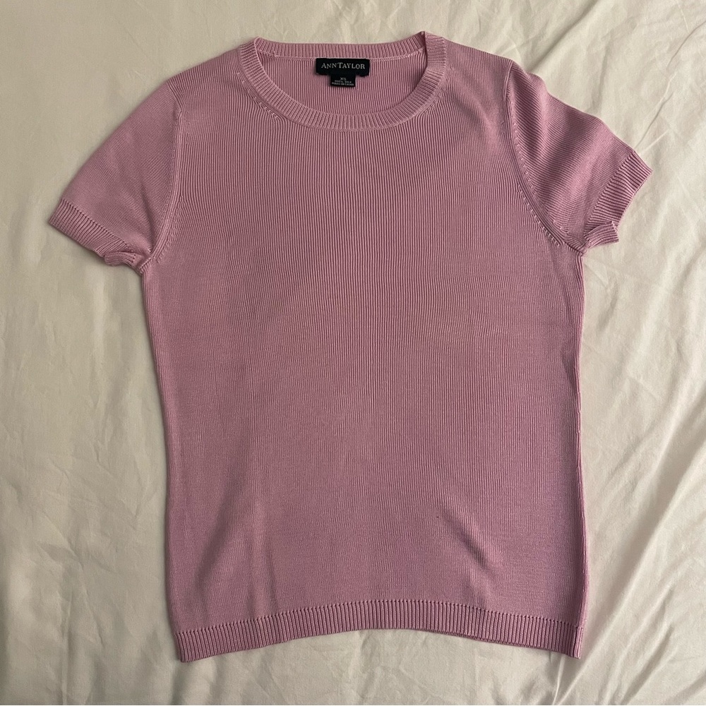 Ann Taylor Short Sleeve Knit Top